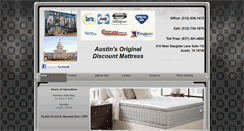 Desktop Screenshot of discountmattressofaustin.com